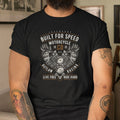 Bikergod Motorcycle Live Free Ride Hard T-shirt, Crew-neck Sweatshirt, Hoodie, Tank Top, V-neck T-shirt Design 2D Full Printed Sizes S - 5XL - NABR287