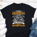 Bikergod Motorcycle Real Grandpas Ride Motorcycle T-shirt, Crew-neck Sweatshirt, Hoodie, Tank Top, V-neck T-shirt Design 2D Full Printed Sizes S - 5XL - NABK192