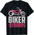 Bikergod Motorcycle Biker For Boobs Breast Cancer Awareness T-shirt, Crew-neck Sweatshirt, Hoodie, Tank Top, V-neck T-shirt Design 2D Full Printed Sizes S - 5XL - NABD270