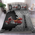 Bikergod Motorcycle Custom Name Bedding Set Cover Design 3D - NABJ158
