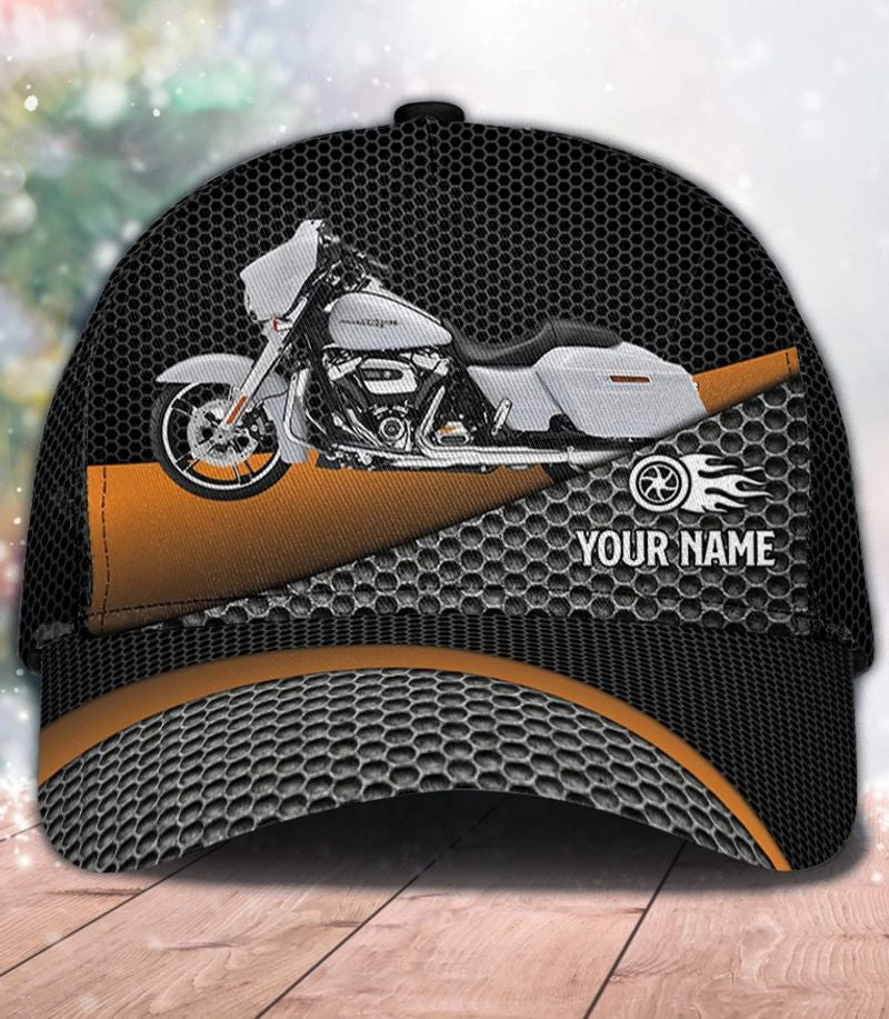 Bikergod Motorcycle Custom Name Classic Cap NABJ186
