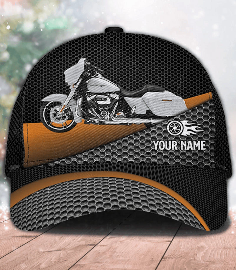 Bikergod Motorcycle Custom Name Classic Cap NABJ186