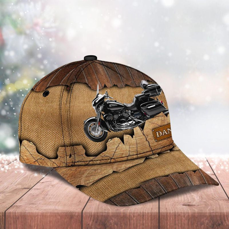 Bikergod Motorcycle Custom Name Classic Cap NABJ155
