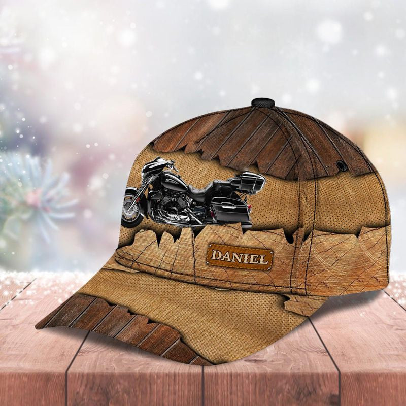 Bikergod Motorcycle Custom Name Classic Cap NABJ155