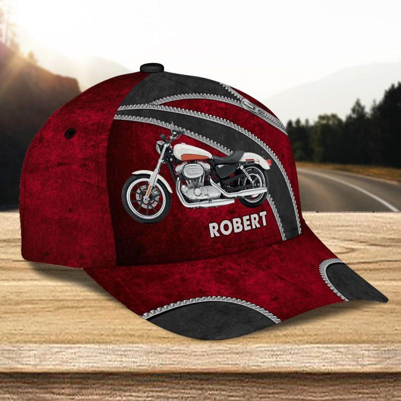 Bikergod Motorcycle Custom Name Classic Cap NABJ182