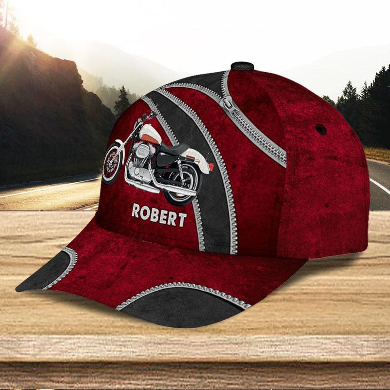 Bikergod Motorcycle Custom Name Classic Cap NABJ182