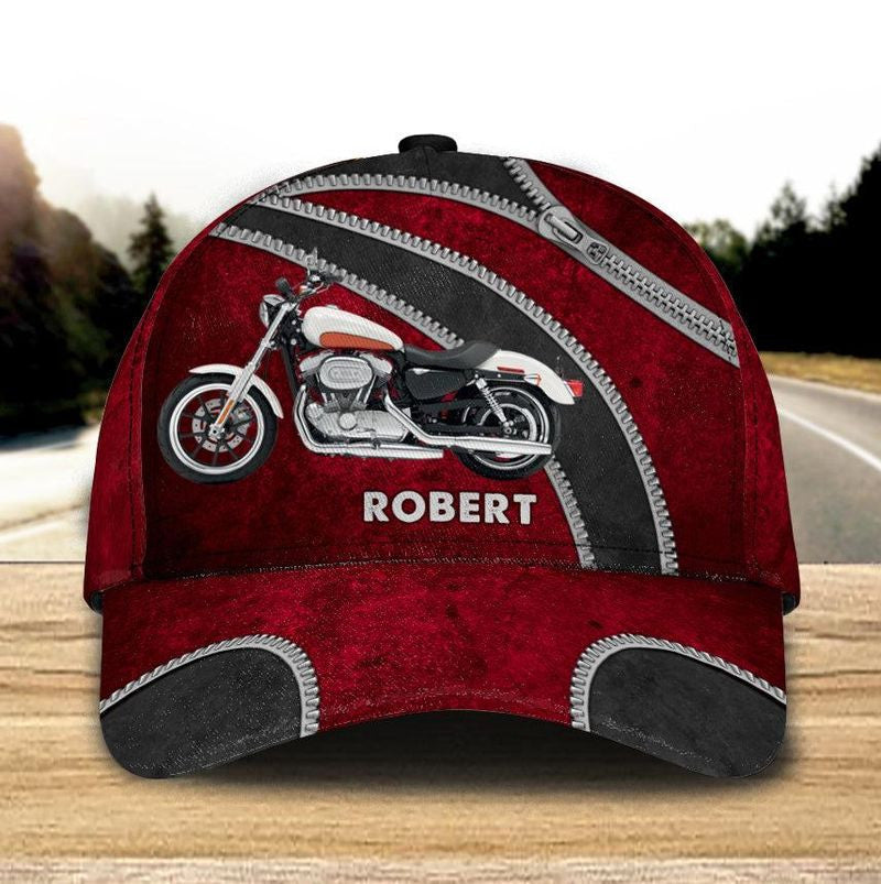 Bikergod Motorcycle Custom Name Classic Cap NABJ182