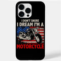 Bikergod Motorcycle Biker I Don't Snore I Dream I'm A Motorcycle Phone Case Cover NMPC017