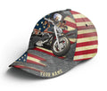 Bikergod Motorcycle Eagle Custom Name Classic Cap NMI242
