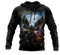 Bikergod Motorcycle Skull Riders  Hoodie Design 3D Full Printed Sizes S - 5XL - NAQA398A