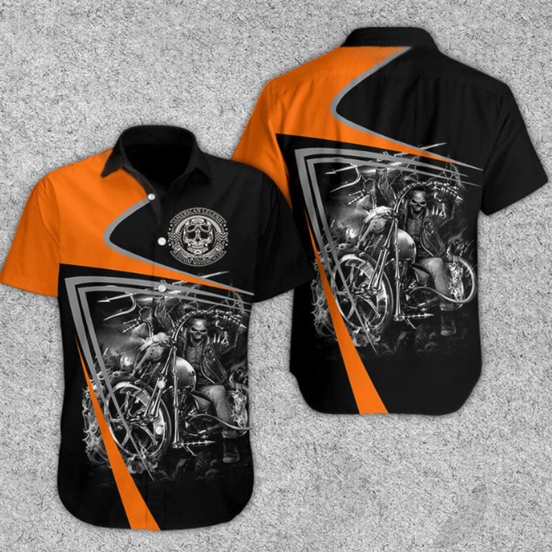 Bikergod Motorcycle Skull Biker Button Shirt Design 3D Full Printed Sizes S - 5XL NAQA411