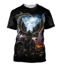 Bikergod Motorcycle Skull Rider  T-shirt Design 3D Full Printed Sizes S - 5XL - NAQA398D