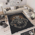 Bikergod Motorcycle Skull Biker Motorcycles Soul Born to Ride Live For Speed Rug Home Floor Decor NALA63