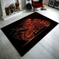 Bikergod Motorcycle Biker Rug Home Floor Decor NALA114