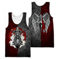 Bikergod Motorcycle Tank Top Design 3D Full Printed Sizes S - 5XL - NMI235C