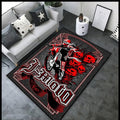 Bikergod Motorcycle Motorbike Skull Biker Rug Home Floor Decor NALA120