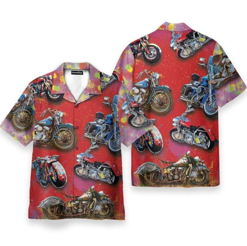 Bikergod Motorcycle COTTON Hawaii Shirt Design 3D Full Printed Sizes S - 5XL NMAR260