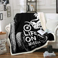 Bikergod Motorcycle Motocross Life On Wheels Blanket NAOA335
