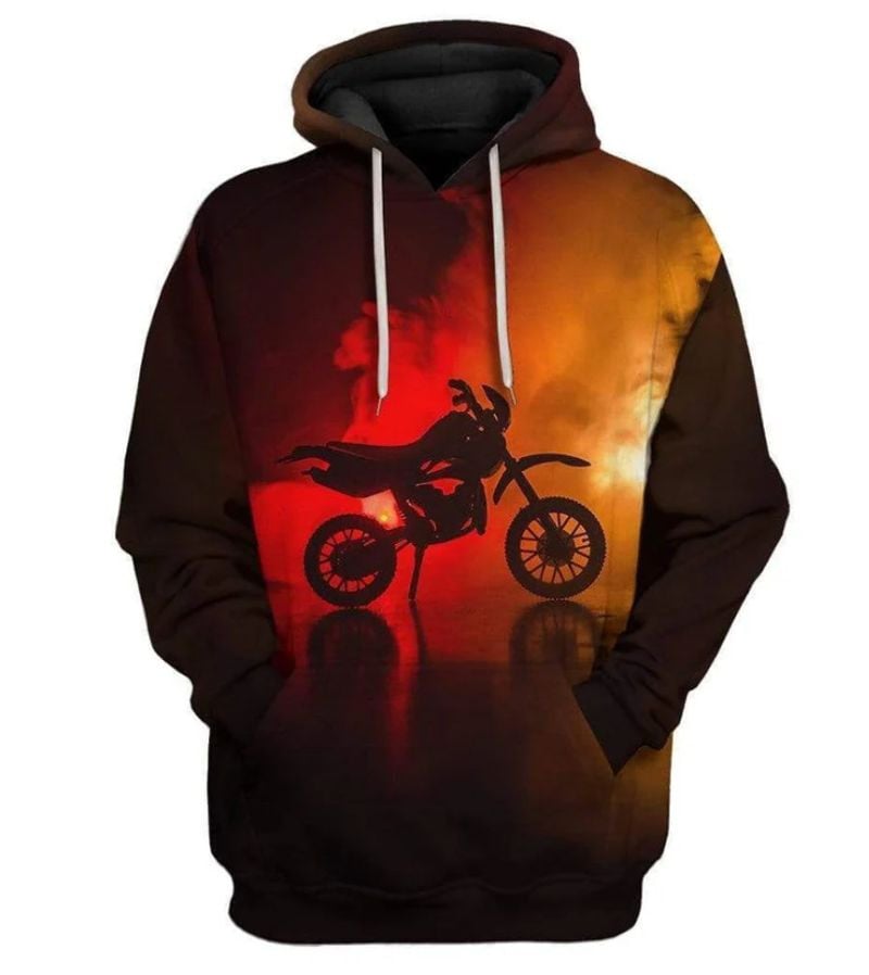 Bikergod Motorcycle Dirt Bike Motocross  Hoodie Design 3D Full Printed Sizes S - 5XL - NAJA452