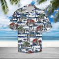 Bikergod Motorcycle Palm Tree COTTON Hawaii Shirt Design 3D Full Printed Sizes S - 5XL NMAR264