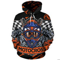 Bikergod Motorcycle Motocross  Hoodie Design 3D Full Printed Sizes S - 5XL - NAOA213