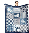 Bikergod Motorcycle Dirt Bike Motocross Blanket NAOA192