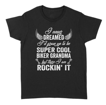 Bikergod Motorcycle Super Cool Biker Grandma T-shirt Design 2D Full Printed Sizes S - 5XL - NAOA162