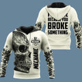 Bikergod Motorcycle Mechanic Skull I'm Here Because You Broke Something  Hoodie Design 3D Full Printed Sizes S - 5XL - NAQA252