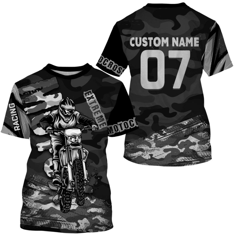 Bikergod Motorcycle Extreme Racing Custom Name And Number  T-shirt Design 3D Full Printed Sizes S - 5XL - NMQE84