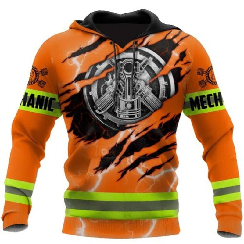Bikergod Motorcycle Mechanic  Hoodie Design 3D Full Printed Sizes S - 5XL - NAQA283