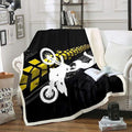 Bikergod Motorcycle Motocross Dirt Bike Blanket NAOA342