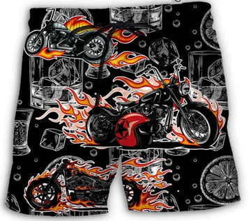 Bikergod Motorcycle Beach Shorts Sizes S - 5XL NALA169