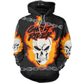 Bikergod Motorcycle Ghost Rider  Hoodie Design 3D Full Printed Sizes S - 5XL - NAJA454K