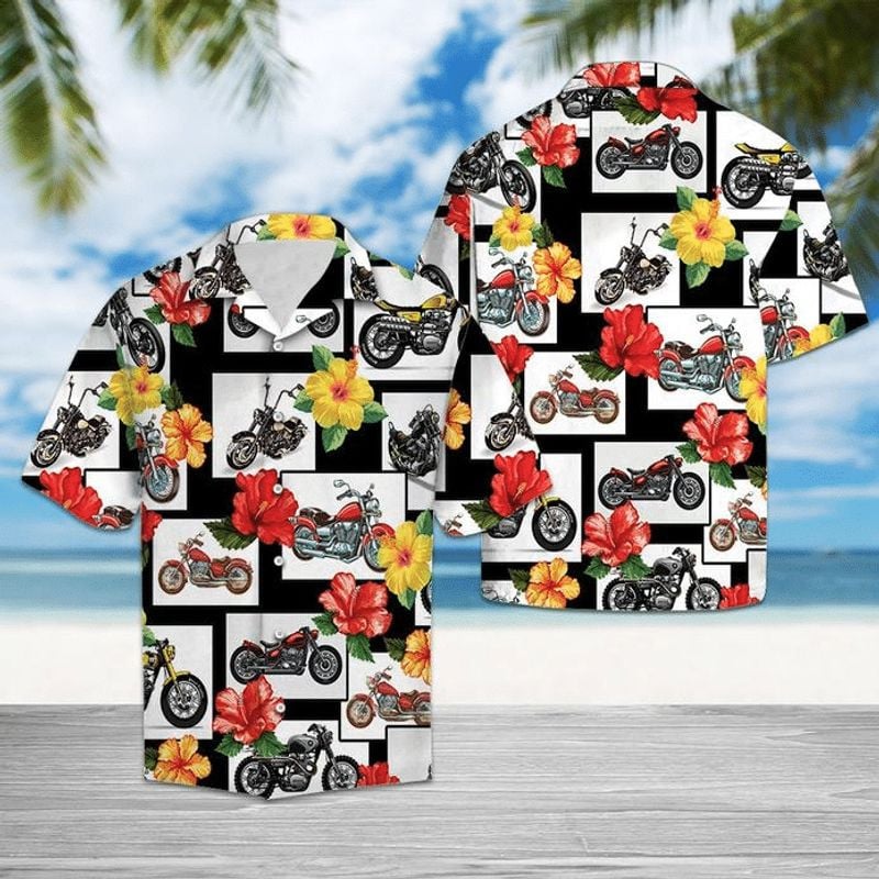 Bikergod Motorcycle COTTON Hawaii Shirt Design 3D Full Printed Sizes S - 5XL NMAR263
