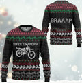Bikergod Motorcycle Biker Grandpa BRAAAP Sweater Design 3D Full Printed Sizes S - 5XL - NMAR186C