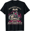 Bikergod Motorcycle Never Underestimate A Mom Who Rides Motorcycle T-shirt, Crew-neck Sweatshirt, Hoodie, Tank Top, V-neck T-shirt Design 2D Full Printed Sizes S - 5XL - NAJA421