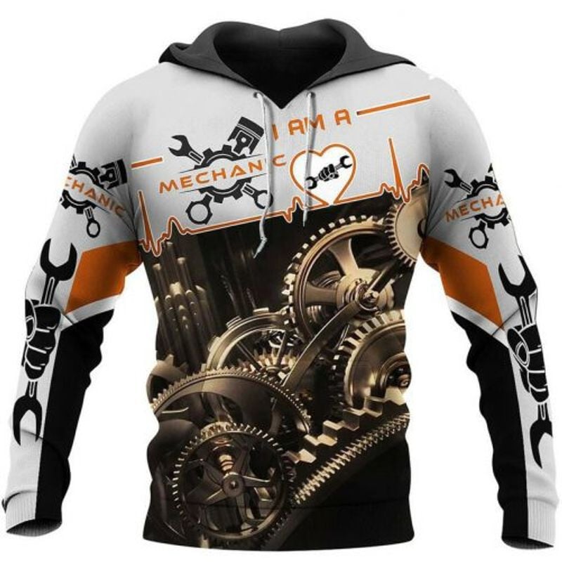 Bikergod Motorcycle I Am A Mechanic  Hoodie Design 3D Full Printed Sizes S - 5XL - NAQA255