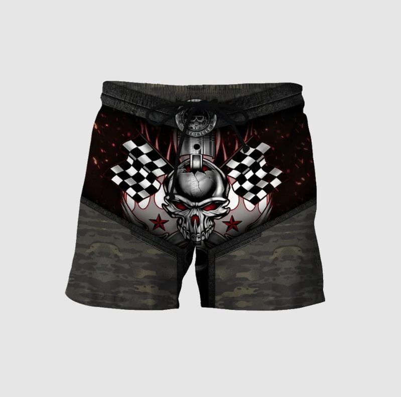 Bikergod Motorcycle Beach Shorts Sizes S - 5XL - NAOA377A