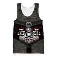 Bikergod Motorcycle Tank Top Design 3D Full Printed Sizes S - 5XL - NAOA377S