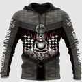 Bikergod Motorcycle Custom Name  Hoodie Design 3D Full Printed Sizes S - 5XL - NAOA377H