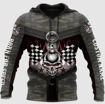 Bikergod Motorcycle Custom Name  Hoodie Design 3D Full Printed Sizes S - 5XL - NAOA377H