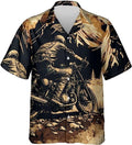 Bikergod Motorcycle Motocross COTTON Hawaii Shirt Design 3D Full Printed Sizes S - 5XL NAOA230