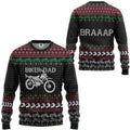 Bikergod Motorcycle Biker Dad BRAAAP Sweater Design 3D Full Printed Sizes S - 5XL - NMAR183C