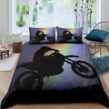 Bikergod Motorcycle Motocross Rider Bedding Set Cover Design 3D - NAOA354