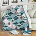 Bikergod Motorcycle Live Love Ride Cozy Pattern Blanket NMAR169