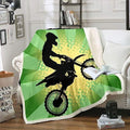 Bikergod Motorcycle Motocross Blanket NAOA336