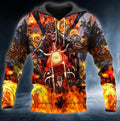 Bikergod Motorcycle Ghost Rider  Hoodie Design 3D Full Printed Sizes S - 5XL - NAJA455K