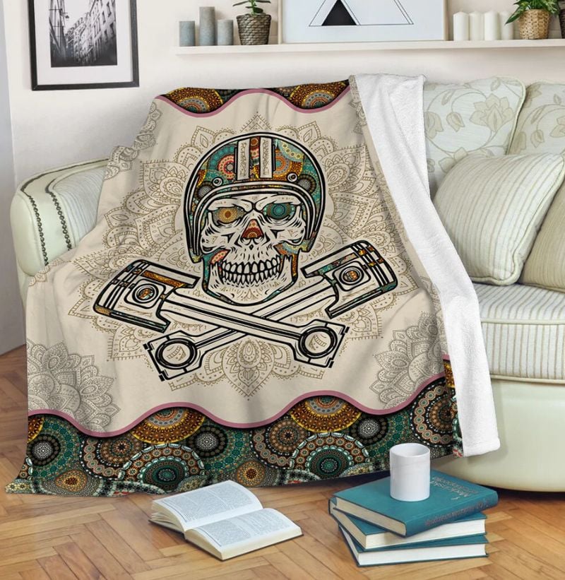 Bikergod Motorcycle Blanket NMAR167A