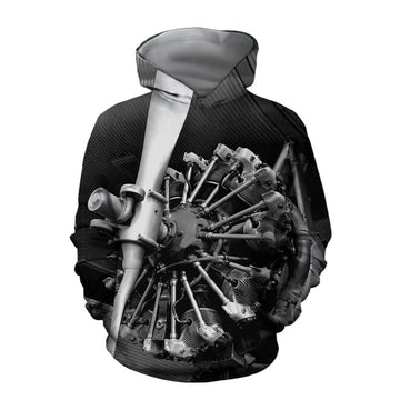 Bikergod Motorcycle Mechanic  Hoodie Design 3D Full Printed Sizes S - 5XL - NAQA244