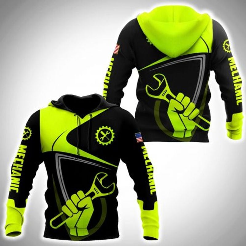 Bikergod Motorcycle Mechanic  Hoodie Design 3D Full Printed Sizes S - 5XL - NAQA261